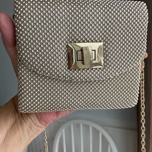 Charming Charlie RSVP Shoulder Crossbody Bag Chain Strap